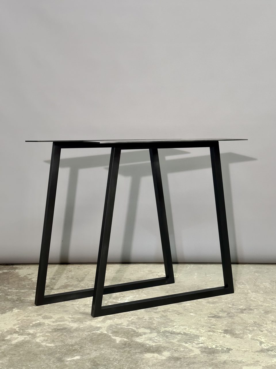 Massief zwart vogue frame-ambachtelijke-tafels